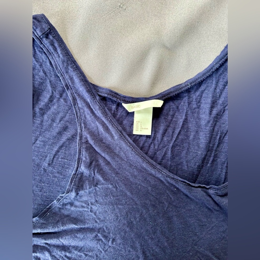 H&M blue tank